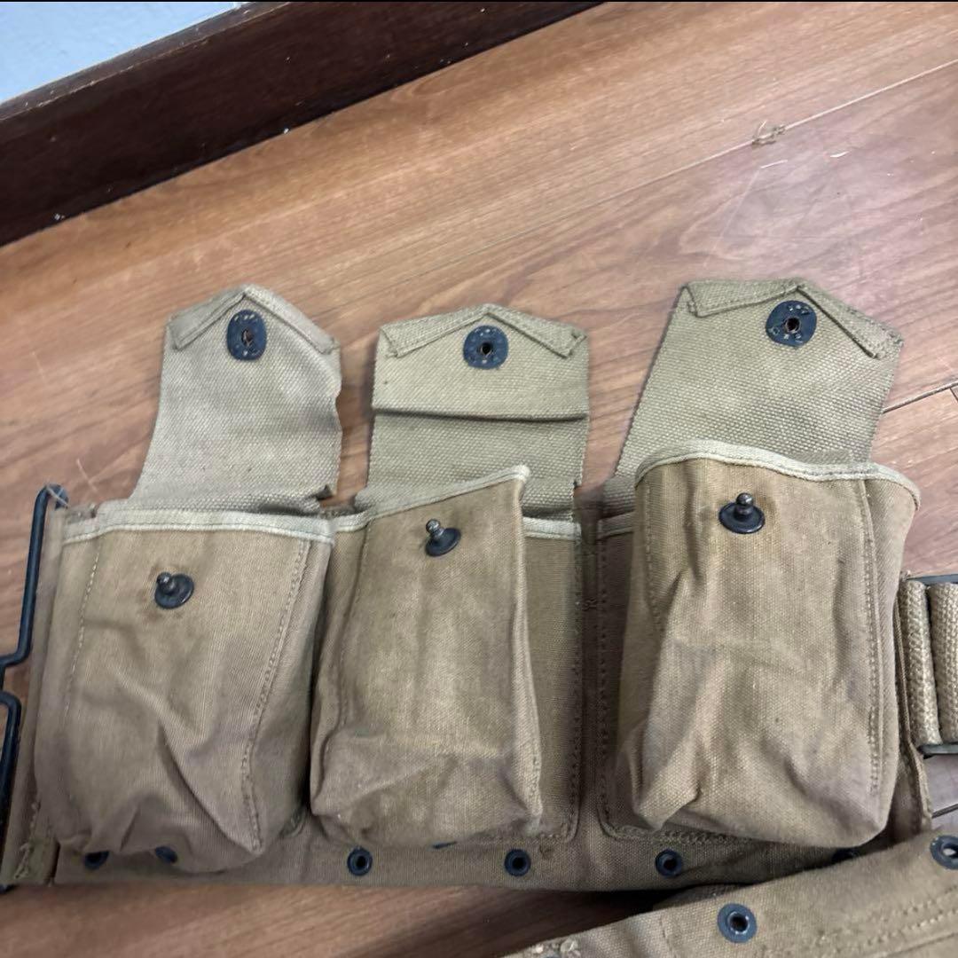 米軍　実物　WW1 WW2 M1918 BARガンナーベルト ② 送料無料