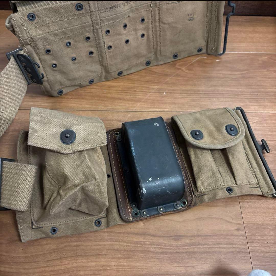 米軍　実物　WW1 WW2 M1918 BARガンナーベルト ② 送料無料