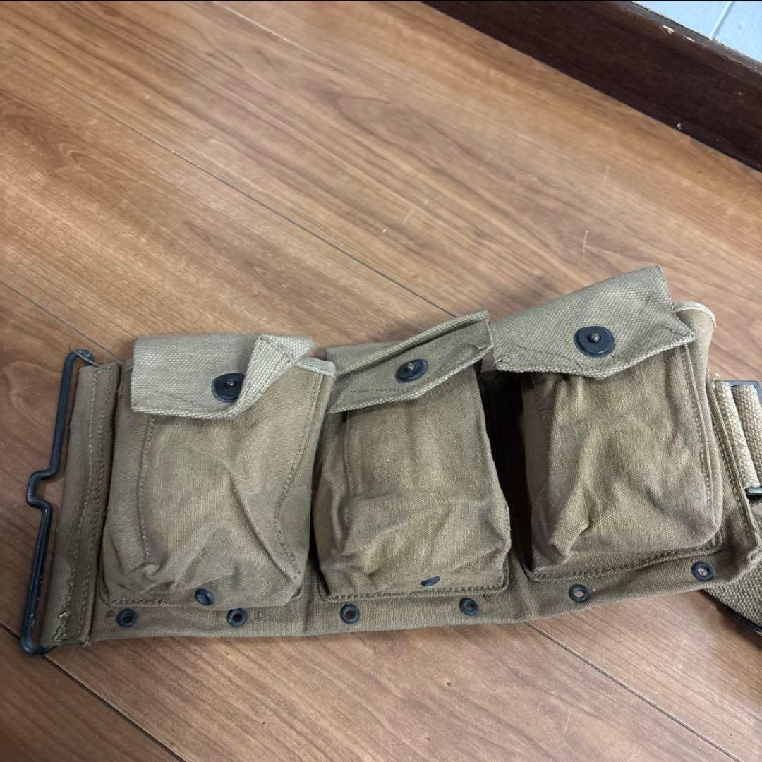 米軍　実物　WW1 WW2 M1918 BARガンナーベルト ② 送料無料