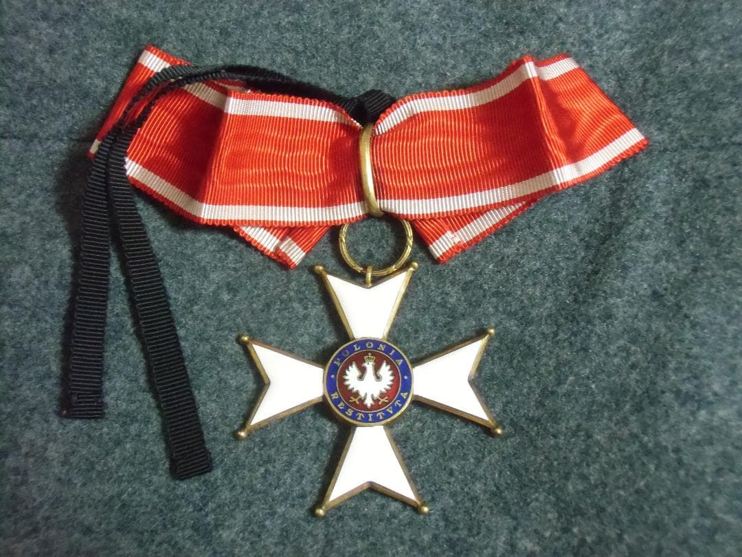 Ｐポーランド軍＊ポロニアレスティトゥータ勲章＊司令官クラス（実物）