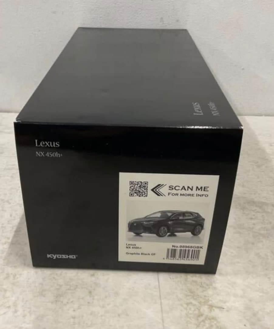 ミニカー　京商 1/18 レクサス NX 450h+Graphite Black