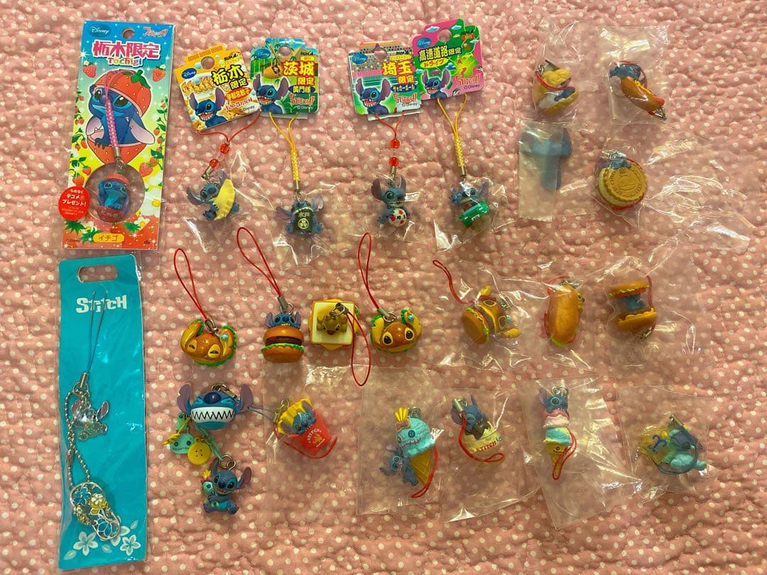 ⭕️即日発送可能 スティッチ ご当地 他 ストラップ 24個セット