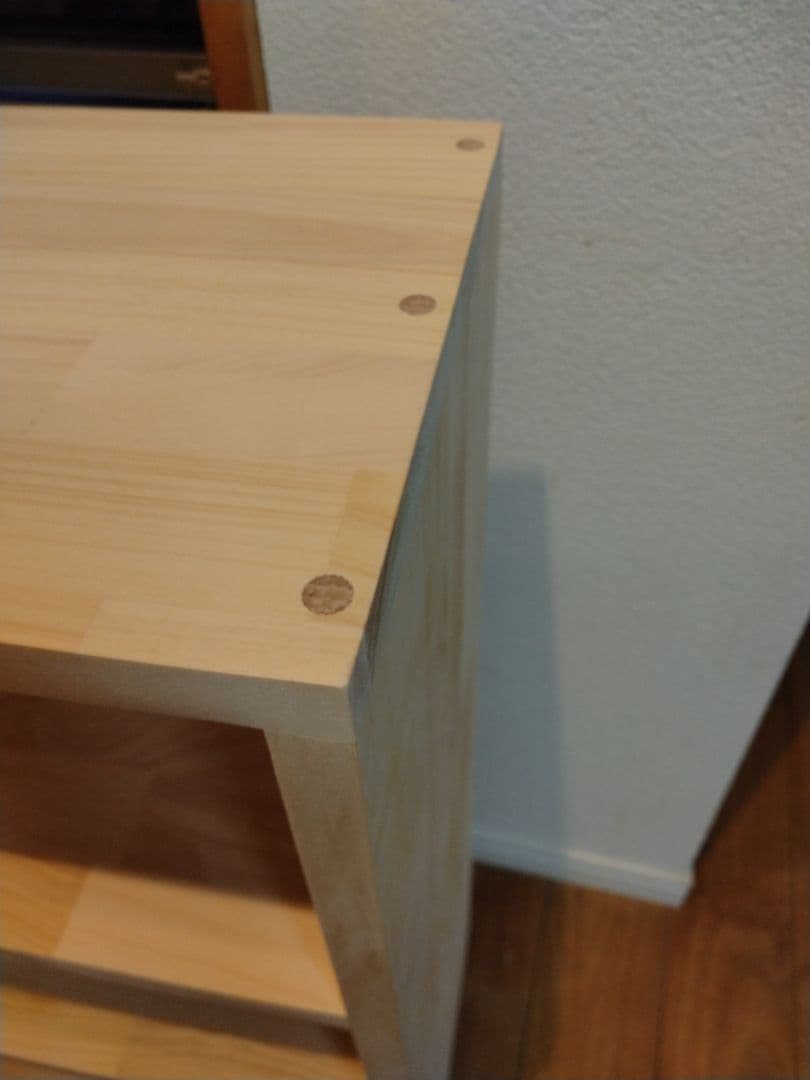 木製　ハンドメイド　オーダー　目の字　棚　シェルフ　ラック　本棚　マンガ　収納