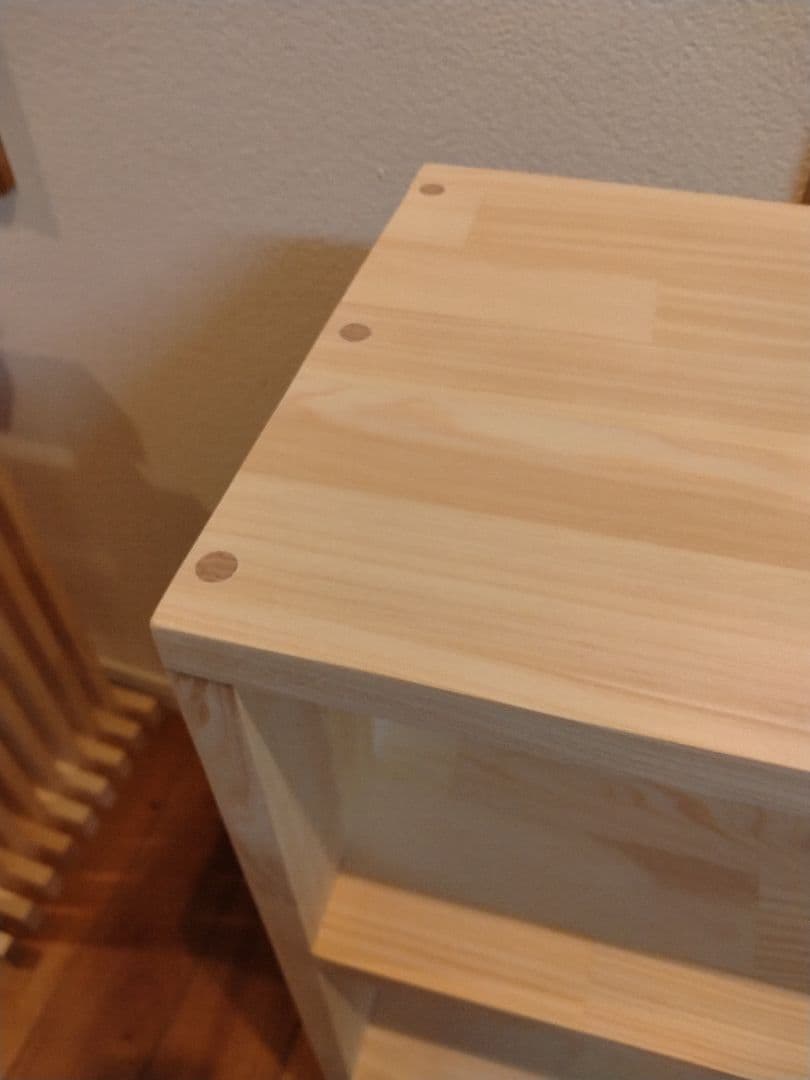 木製　ハンドメイド　オーダー　目の字　棚　シェルフ　ラック　本棚　マンガ　収納