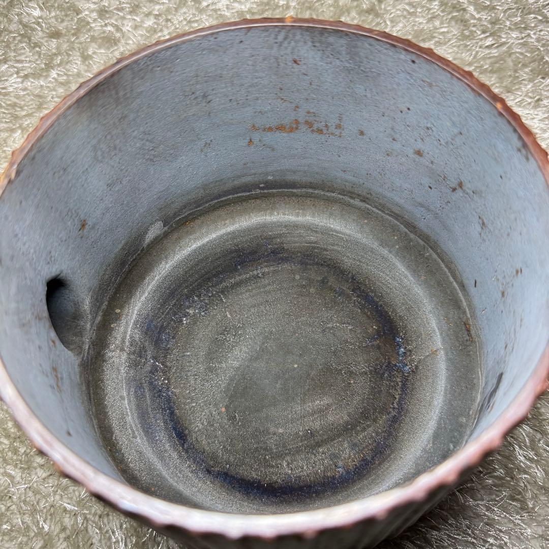 岩手県奥州水沢幸工芸　現代の名工 佐藤勝久造　利休型蛇ノ目１３型　南部鉄瓶