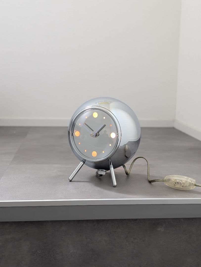 90's-00's Y2K スペースエイジ テーブルクロックランプ ヴィンテージ