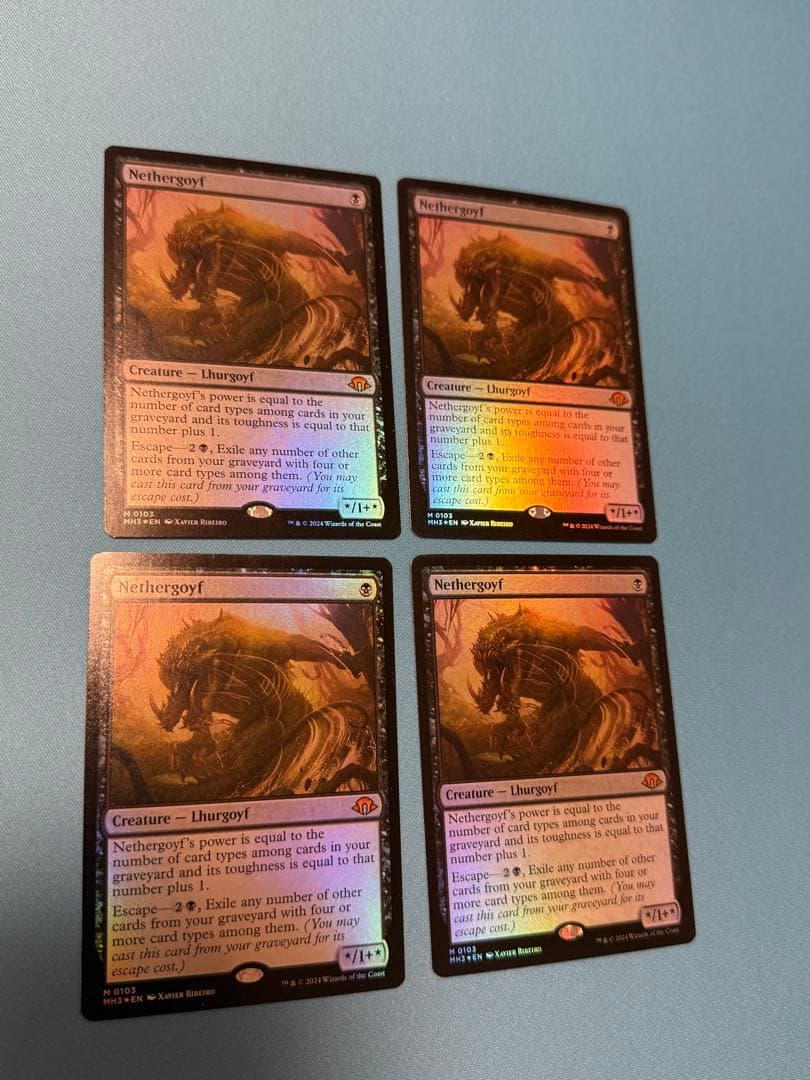 ネザーゴイフ　英語foil 4枚