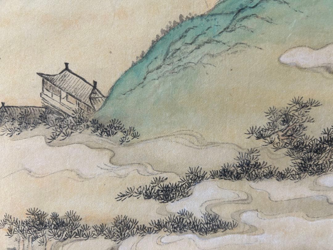 水墨画   肉筆  中国画 山水画