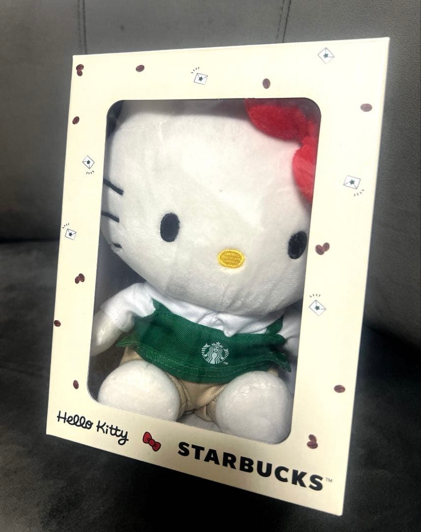 海外限定　日本未発売　ハローキティ スターバックス コラボ人形　50周年