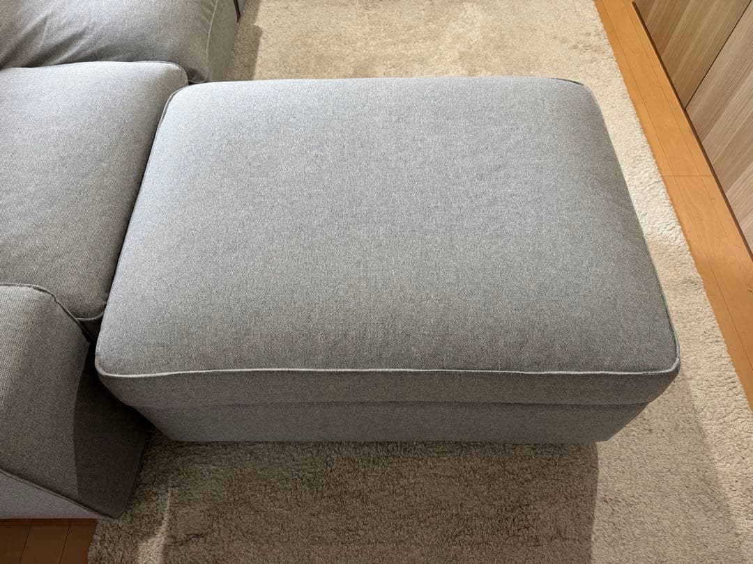 【直接お渡し限定】 IKEA KIVIK シーヴィク オットマン グレー