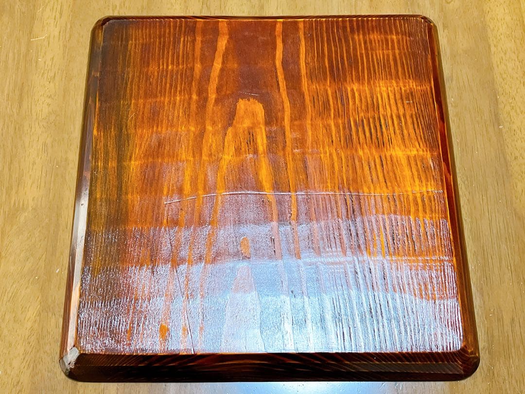 時代物 お膳 讃岐彫り 正方形 お盆 アンティーク 漆器 トレー 木彫り５枚