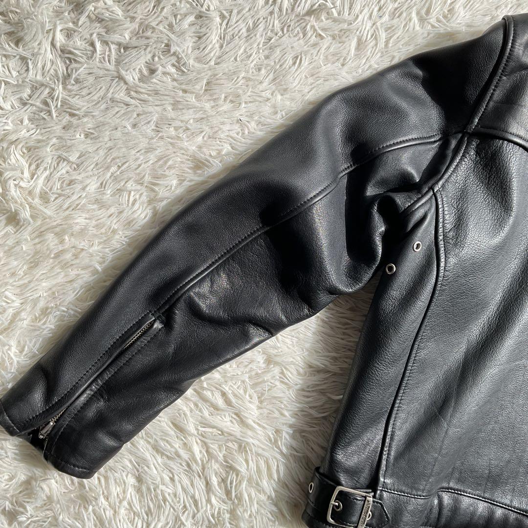 人気✨ハーレーダビッドソン　レザージャケット　シングルライダース　M ブラック