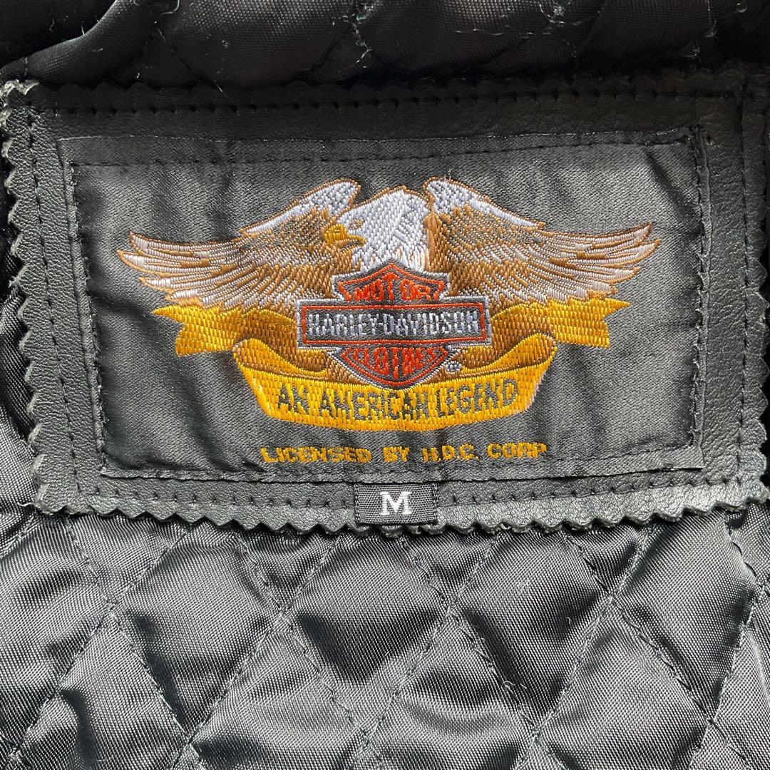 人気✨ハーレーダビッドソン　レザージャケット　シングルライダース　M ブラック