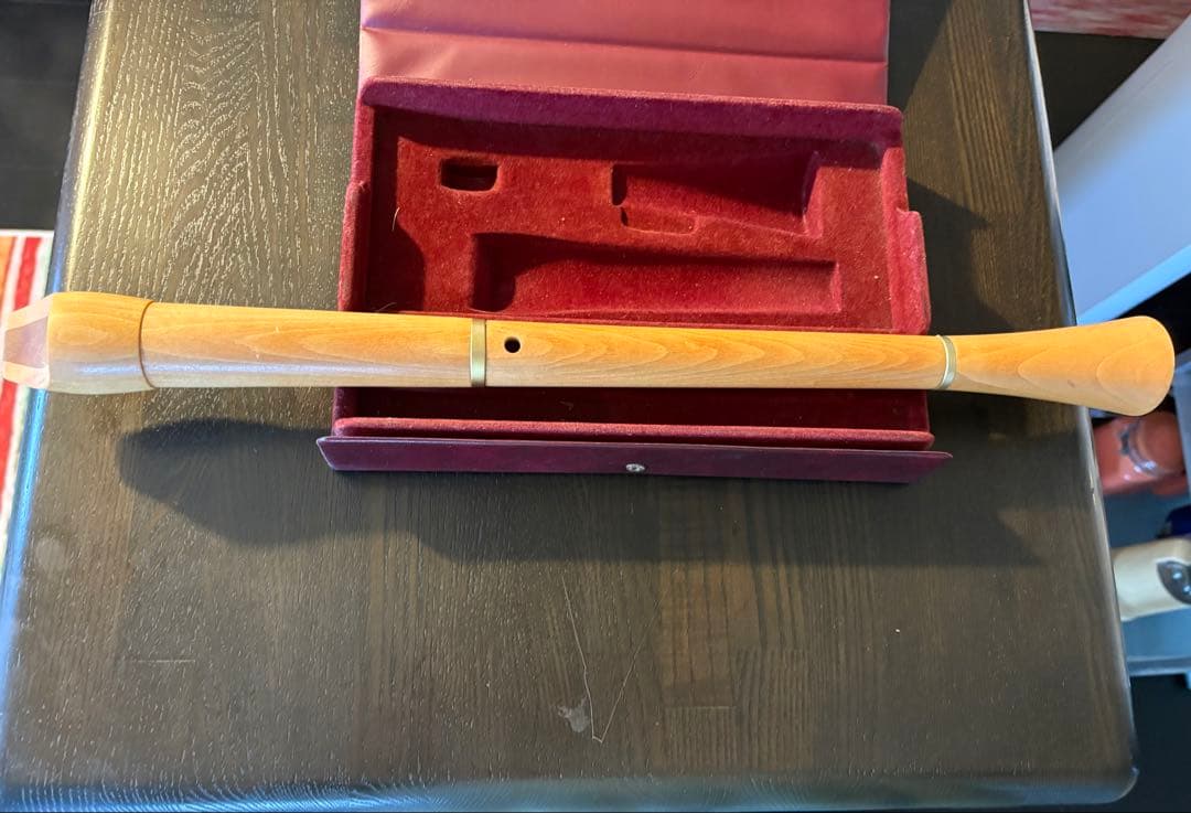 木製 アルトリコーダー ケース付き