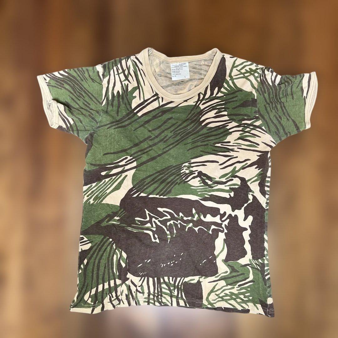 ローデシア迷彩Tシャツ、（Ｌサイズ）南アフリカ共和国製造