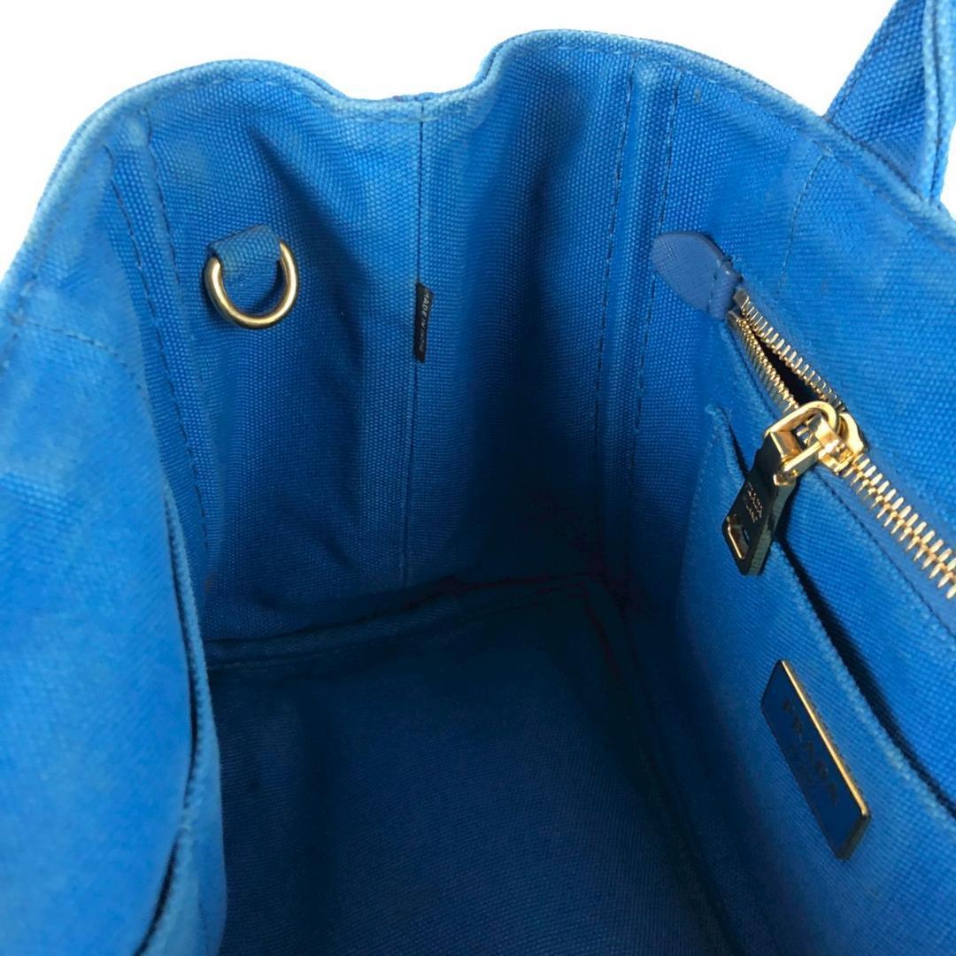 PRADA プラダ カナパ ハンドバッグ ブルー レディース ブランド