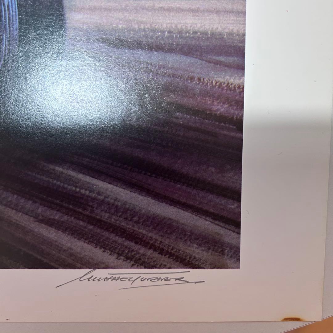 マイケル　ターナサイン入り　　　絵画額付き
