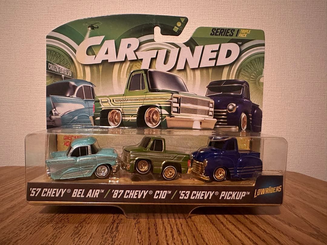 CarTuned「Lowriders」シリーズ1シボレートリプルパックセット