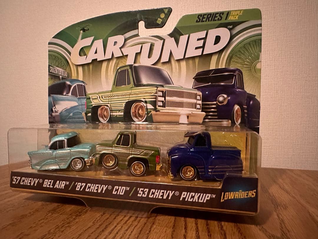 CarTuned「Lowriders」シリーズ1シボレートリプルパックセット