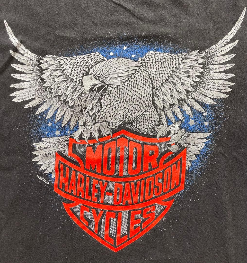 ダ*ス様 Harley-Davidson イーグル FUN WEAR Tシャツ