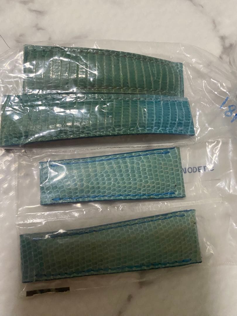 ロレックス　ビーチ　純正　ベルト　ブルー