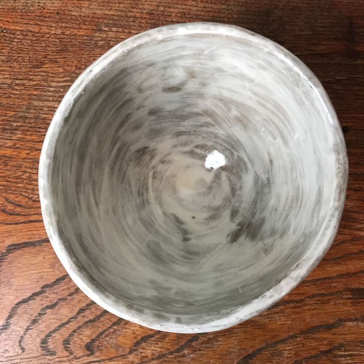 妻の作った 抹茶茶碗 カフェオレボウル 陶芸 猫舌に捧げる器 フランス風味