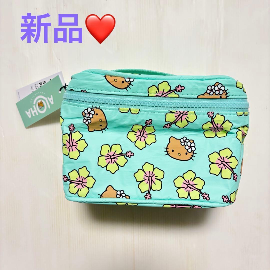 【新品】　ハワイ　アロハコレクション　キティ　ポーチ　メイク　DFS限定