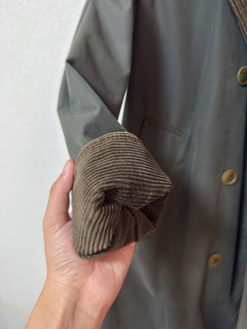 Barbour WHITLEY トレンチコート 36 3ワラント オイルド