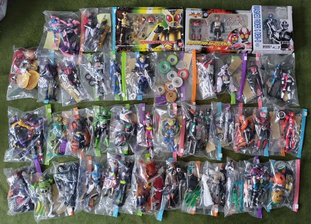仮面ライダーフィギュア　いろいろたっぷりセット