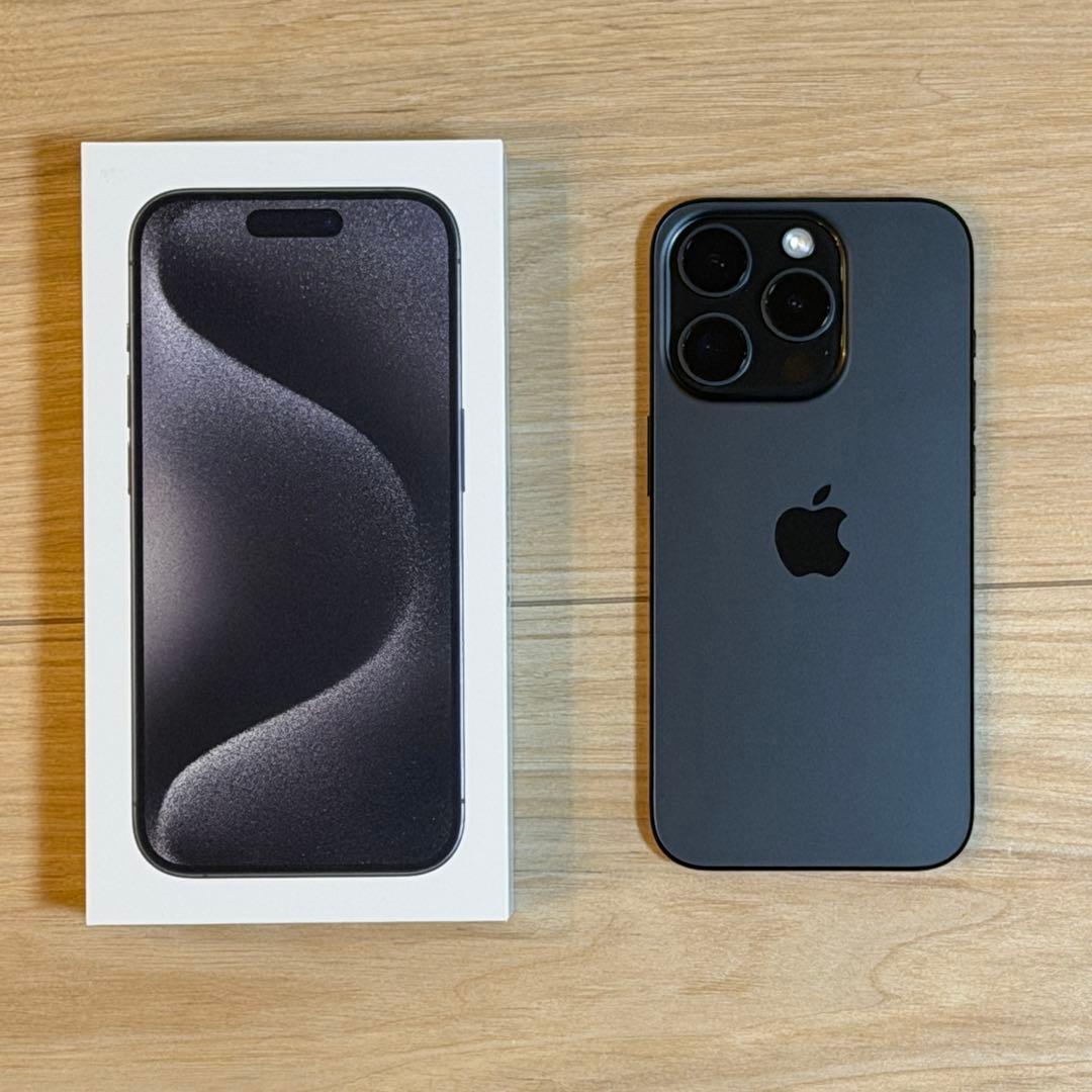 【毎日1000円値下げ】iPhone 15 Pro ブラック 256GB