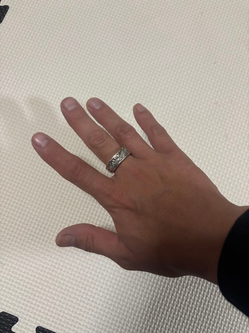 ジャスティンデイビス　925シルバー 彫刻リング