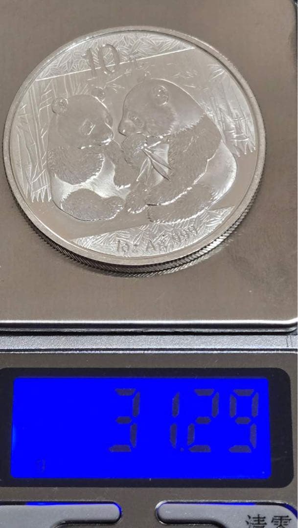 10元 パンダ 銀貨 2009年 天壇