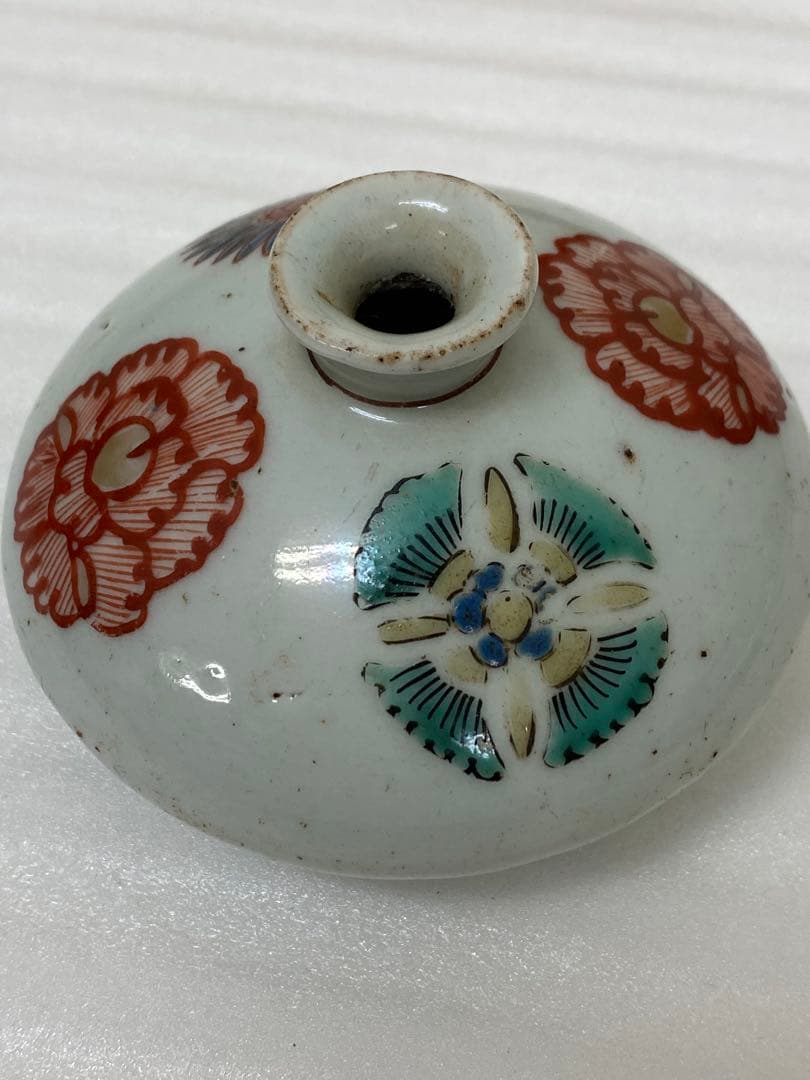 3-3036 平佐赤絵　油壺