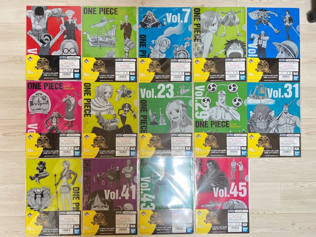 ONEPIECE 一番くじ クリアファイル