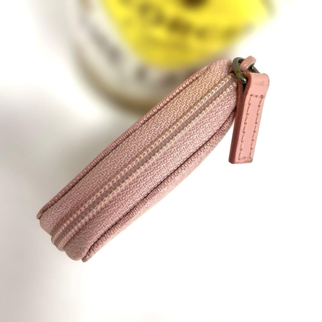 新品　グッチ GUCCI ケース 小銭入れ ピンク GG キャンバス 本革