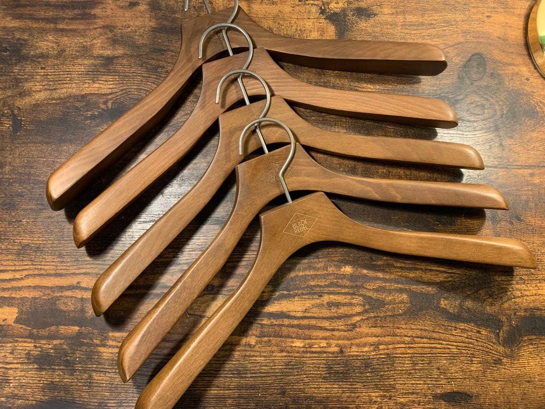 RUDE GALLERY BLACK REBEL ウッドハンガー17本セット