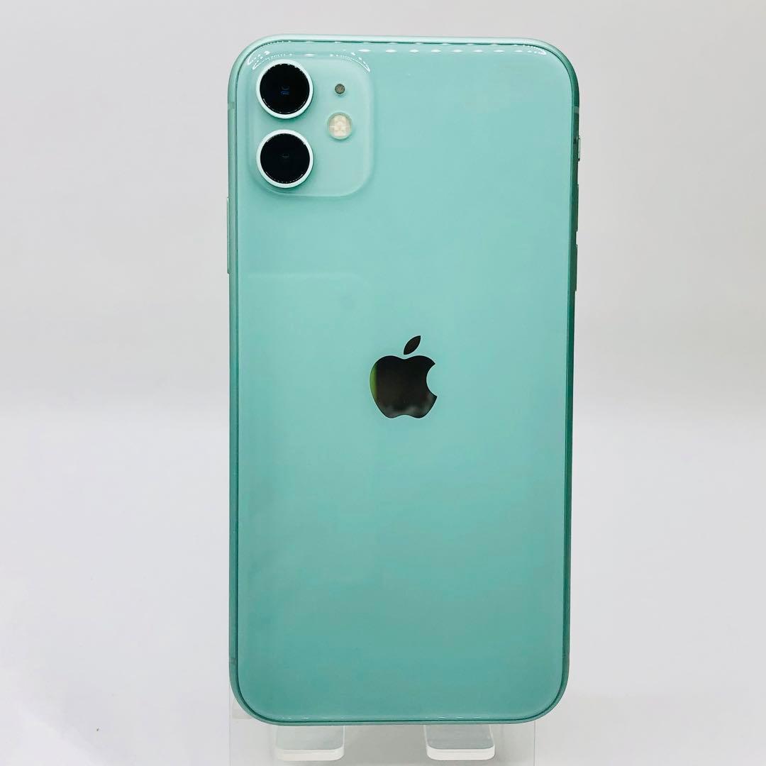 iPhone11 64GB SIMフリー グリーン 新品電池