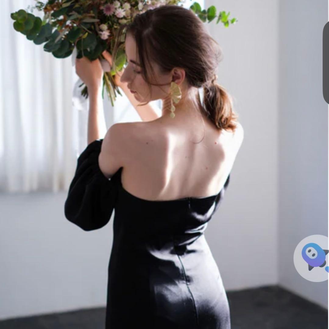 【レイナ】ドレスプロダクション　オフショルダー　ソフトマーメイドドレス