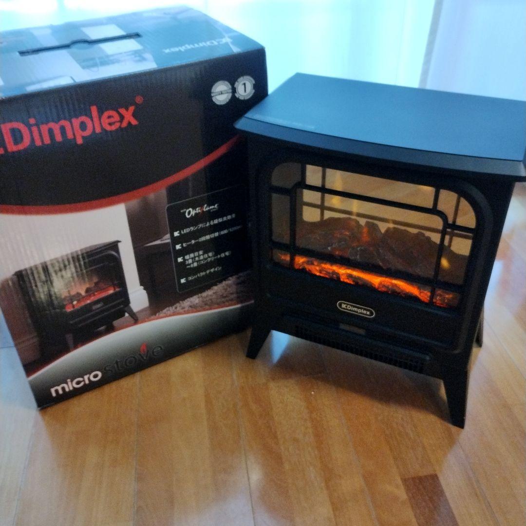 Dimplex micro stove ブラック暖炉電気ヒーターディンプレックス