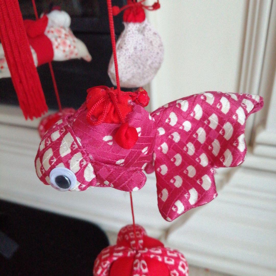 吊るし雛　吊るし飾り　ちりめん細工　ハンドメイド　ひな祭り　節句　 ✿台付✿