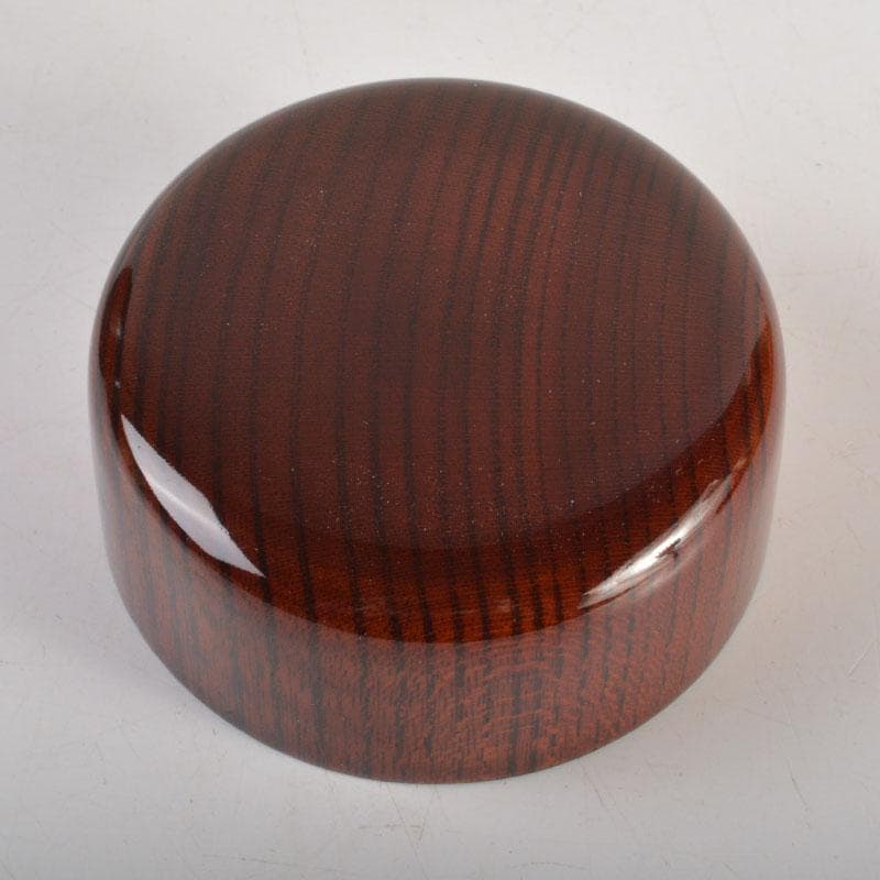 茶道具　漆塗　きれいな木目の棗　時代箱付　V　6715