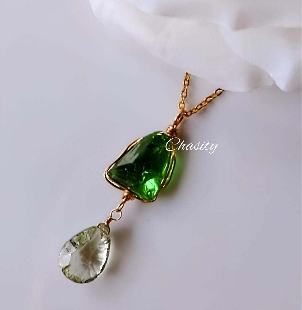 Kgf14 希少 アンダラ 「変容の扉」 エメラルドシフト グリーンアメジスト