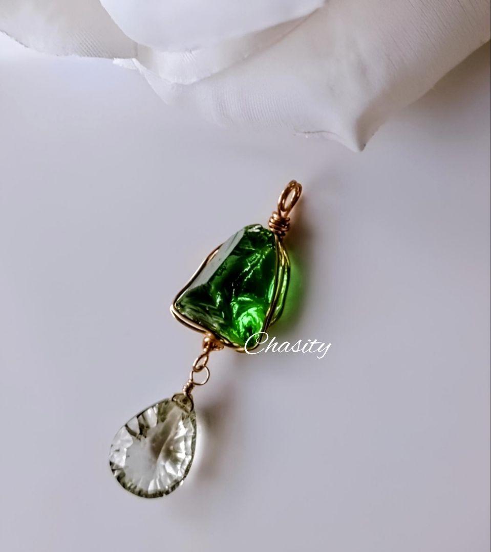 Kgf14 希少 アンダラ 「変容の扉」 エメラルドシフト グリーンアメジスト