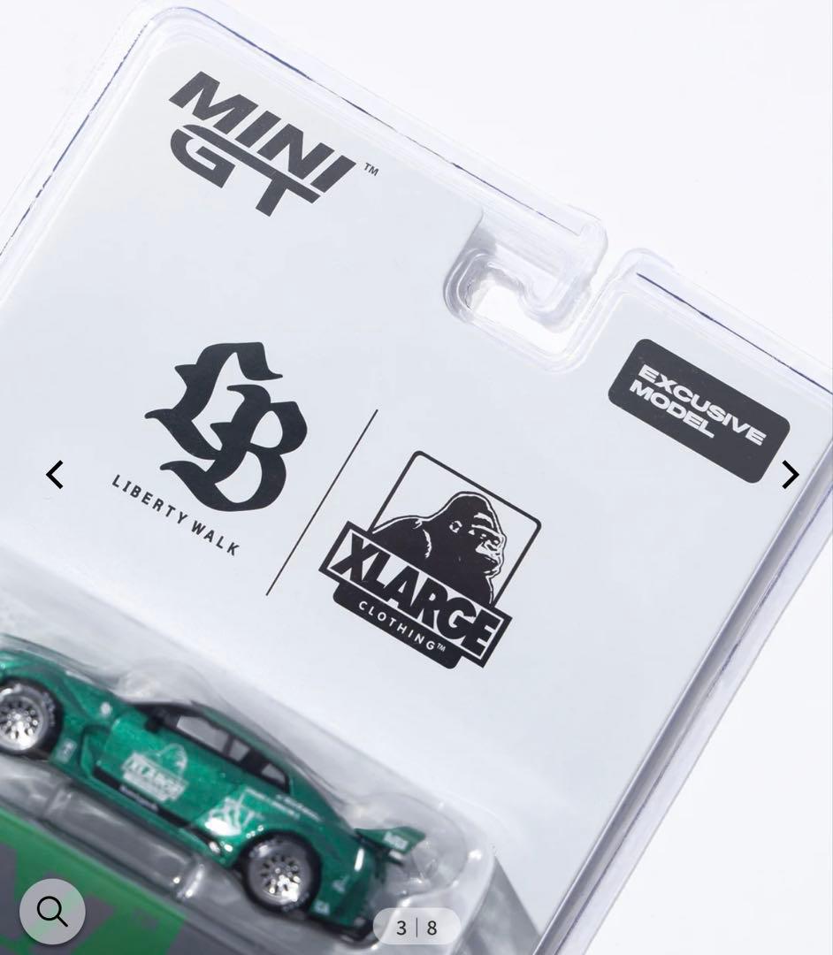 【5個セット】LIBERTY WALK×XLARGE MINI GT 1/64