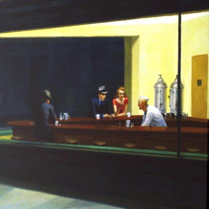 ポスター ナイトホークス 【Nighthawks 1942】エドワード ホッパー