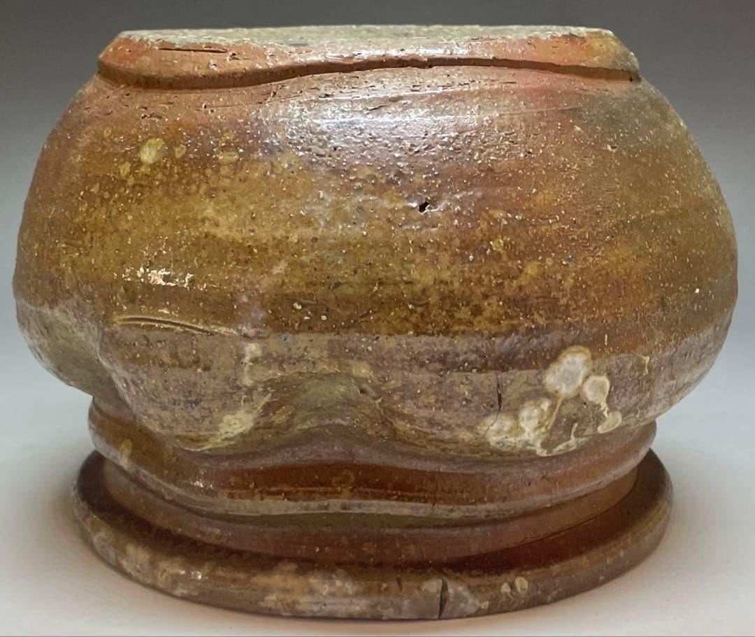 古備前　建水　茶道具　b9132