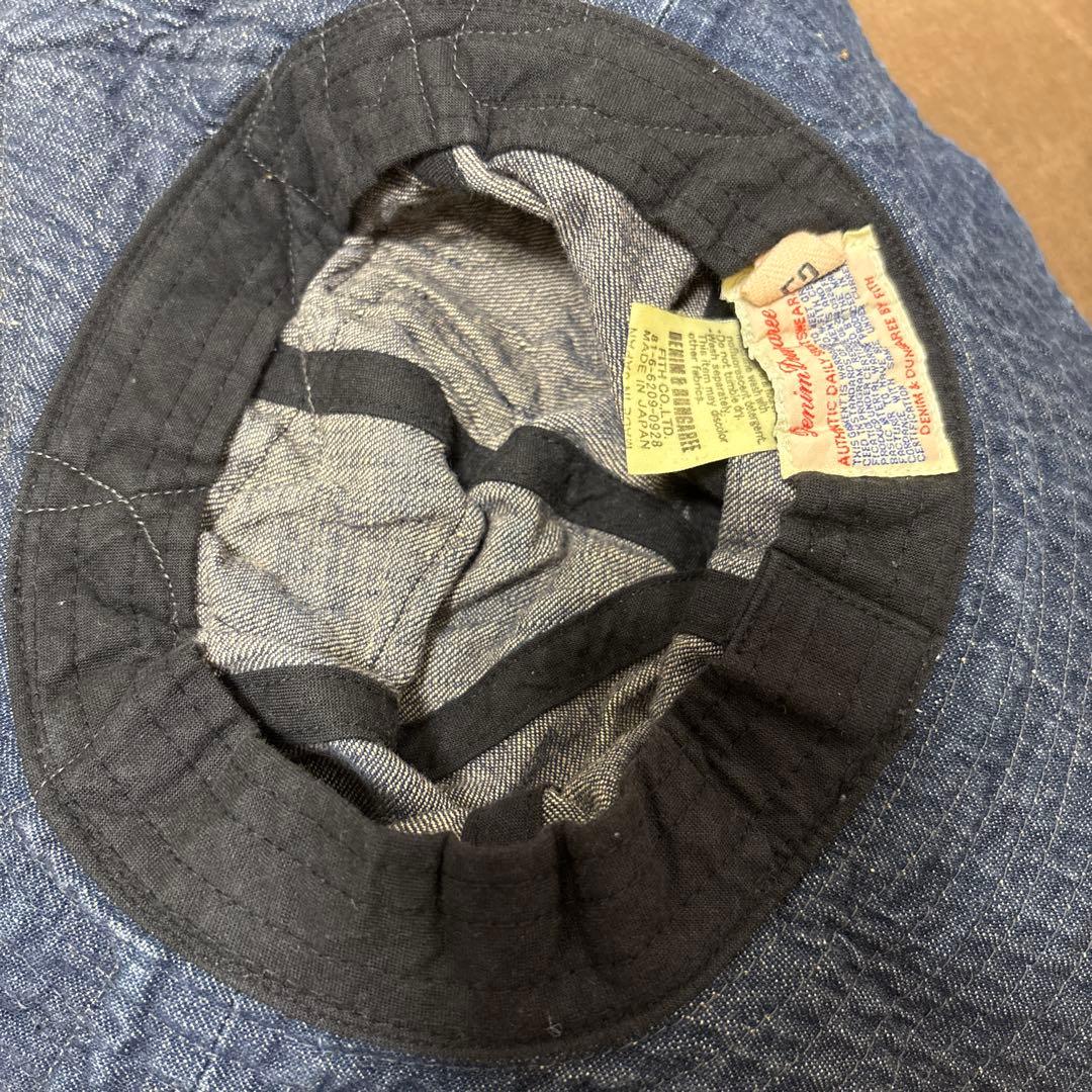レア　デニムパッチハット 日本製　未使用　美品