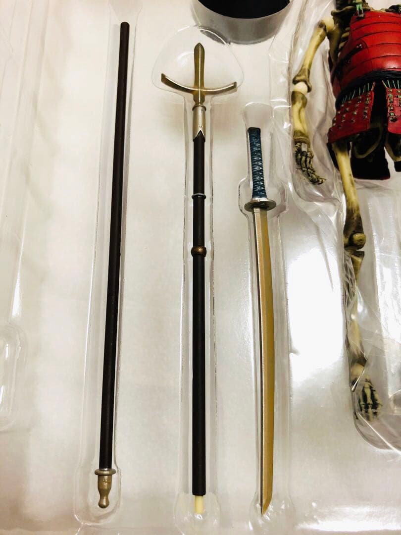 海洋堂　タケヤ式自在置物　KT-010 骸骨武者　着彩