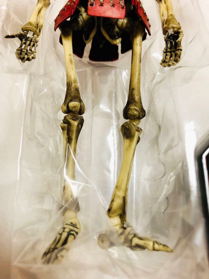 海洋堂　タケヤ式自在置物　KT-010 骸骨武者　着彩