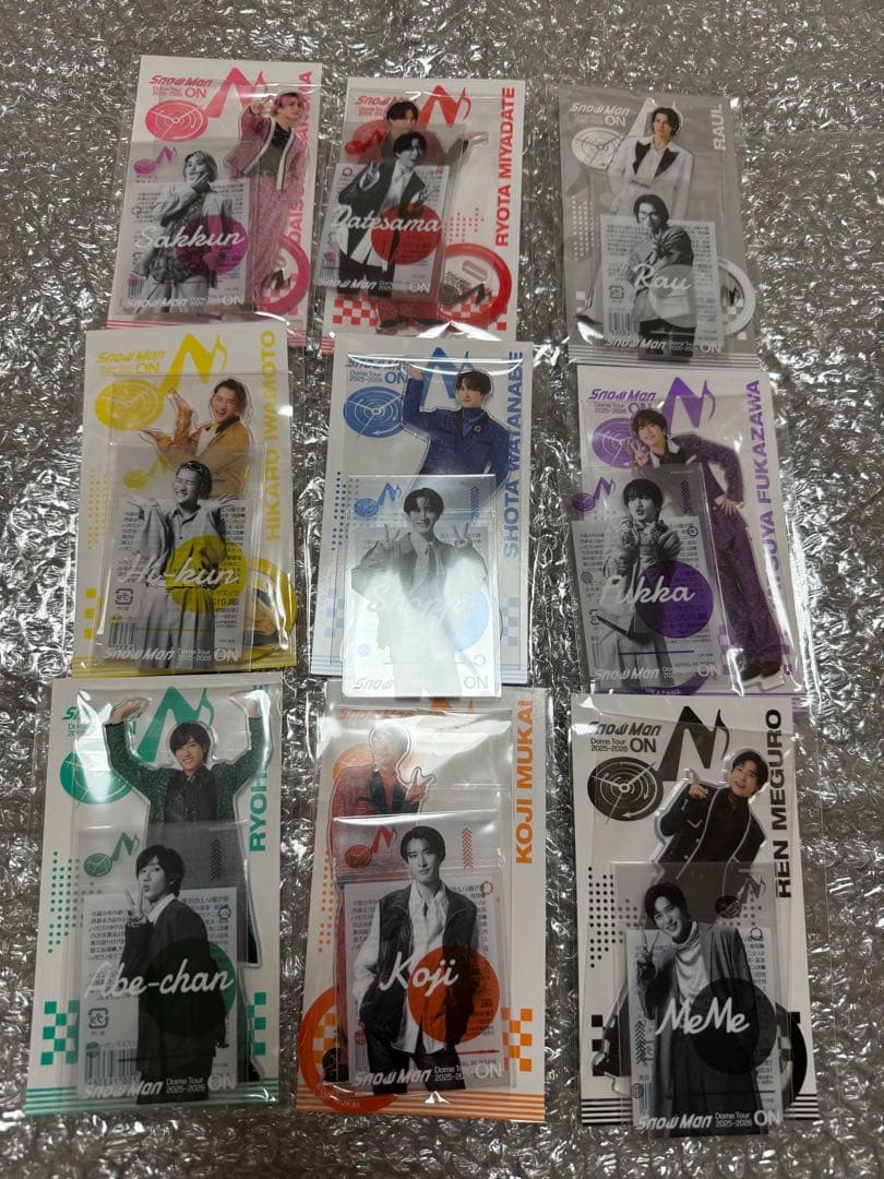 Man ON アクスタ 9体セット　アクリルスタンド